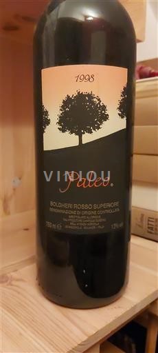 Toscana Non specificato Le Macchiole Paleo 1998