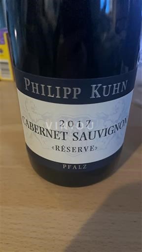Palatinate Philipp Kuhn Cabernet Sauvignon Réserve 2017
