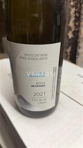Creta No especificado Voïla Assyrtiko 2021