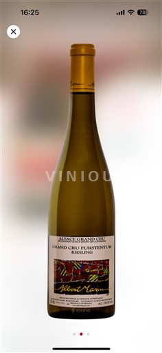 Alsácia Riesling Grand Cru Albert Mann Furstentum 2020