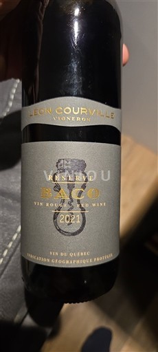 Québec Non specificato Léon Courville Vigneron Réserve Baco 2021