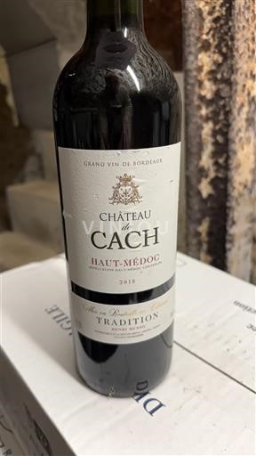 Bordéus Haut-Médoc Château Cach Tradition 2018