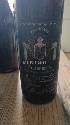 Bordeaux Côtes-de-bourg Château La Robertie Grand Vin 1996