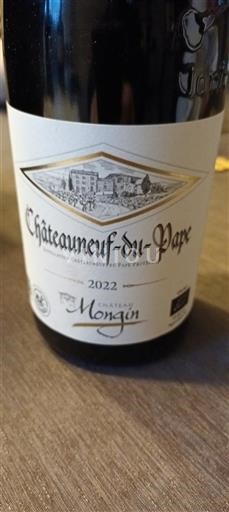 Údolí Rhôny Châteauneuf-du-Pape Château Mongin 2022