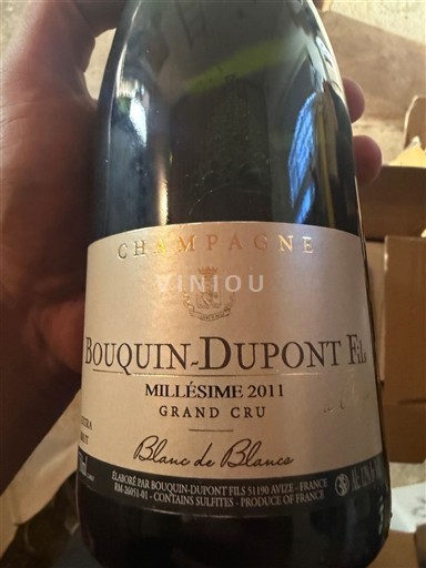 Champagne Grand Cru Bouquin-Dupont Fils Blanc de Blancs 2011