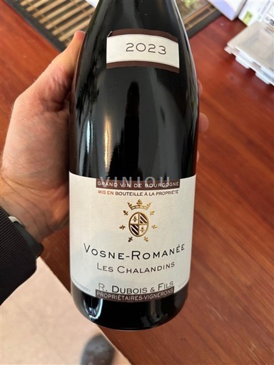 Burgundi Vosne-Romanée R. Dubois & Fils Les Chalandins 2023