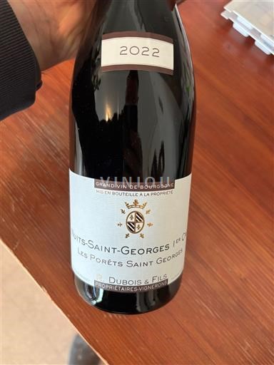 Borgoña Nuits-Saint-Georges Premier Cru R. Dubois & Fils Les Porêts Saint Georges 2022