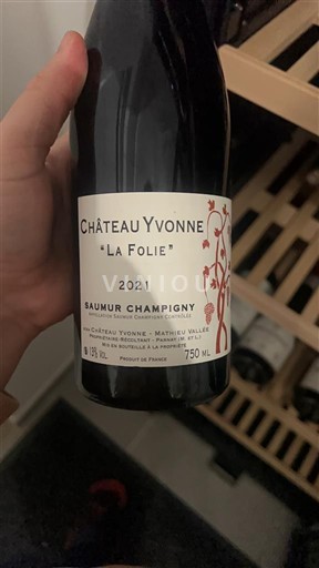 Loire Valley Saumur-Champigny Château Yvonne La Folie 2021