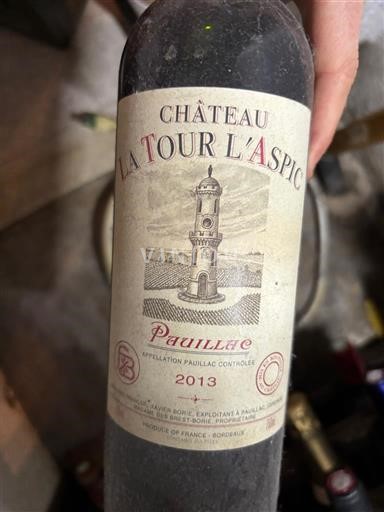 Bordeaux Pauillac Château La Tour L'Aspic 2013