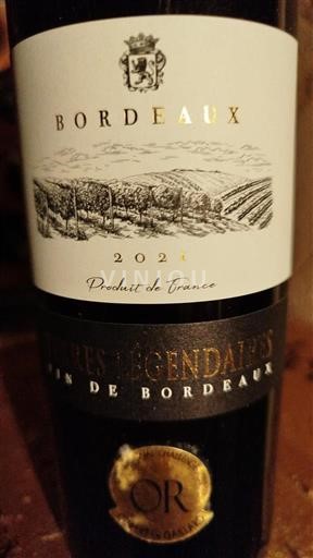 Bordeaux Vignobles Légendaires 2021