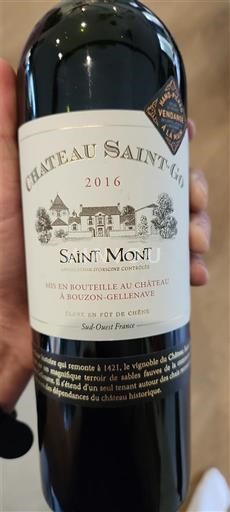 Sud-Ovest Saint-Mont Chateau Saint-Go 2016