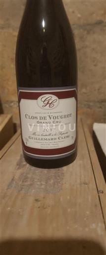 Borgoña Clos-de-vougeot Grand Cru Gillemaud Clerc 2017