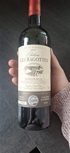Bordeaux Château Les Ragottes Le Tertre 2017