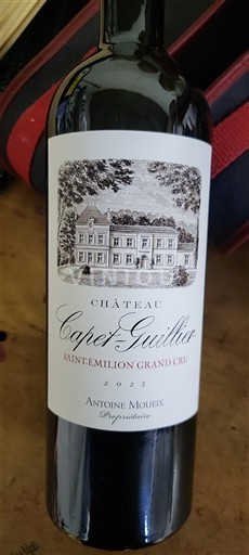 Bordeaux Saint-Émilion Grand Cru Château Capet Guillier 2023