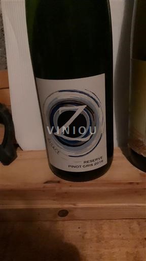 Rượu vang Blanc sec Réserve 2016 Pháp Alsace Pinot xám AOC