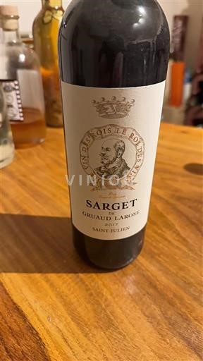 Bordeaux Saint-Julien Gruaud Larose Sarget 2017