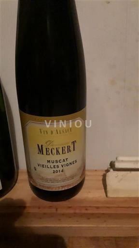 Alsace Muscat Meckert Muscat Vieilles Vignes 2014