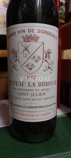 Бордо Сен-Жюльєн Château La Bridane 1982