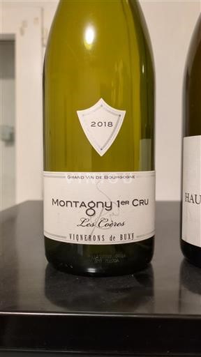 Бургундія Монтаньї Premier Cru Vignerons de Buxy Les Coères 2018