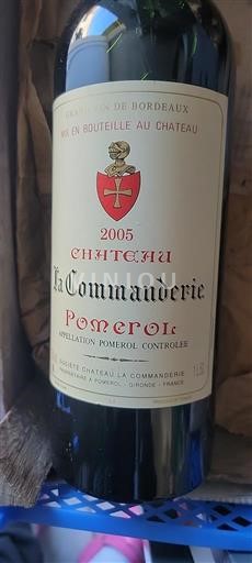 Bordeaux Pomerol Château La Commanderie 2005