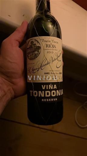 La Rioja Rioja R. López de Heredia Viña Tondonia Viña Tondonia Reserva 2013