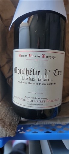 Bourgogne Ospecificerad Premier Cru Monthelie-Douhairet-Porcheret Le Meix Bataille Icke årgångsbetecknad