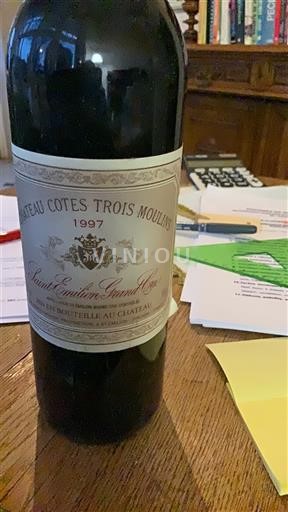 Bordeaux Saint-Émilion Grand Cru Château Côtes Trois Moulins 1997