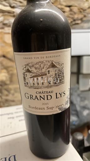 Bordeaux Bordeaux Supérieur Château Grand Lys 2015