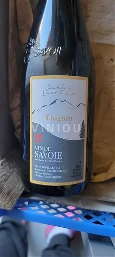 Savoja in Bugey Chignin Jean Charles Girard-Madoux Neleten.