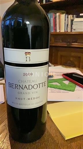 Bordeaux Haut-Médoc Château Bernadotte 2009