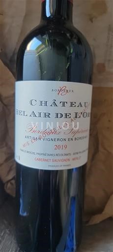 Bordeaux Bordeaux Supérieur Château Bel Air de l'Orée 2019