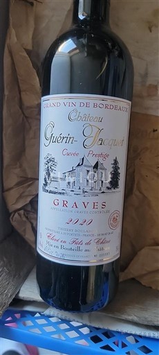 Bordeaux Graves Château Guérin-Jacquet Prestige 2022