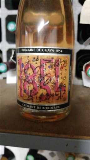 Bordéus Crémant-de-Bordeaux Domaine Grava 1854 Não Sazonado
