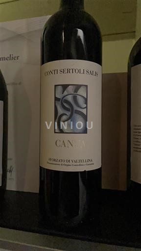 Lombardie Sforzato di Valtellina Conti Sertoli Salis Canua 2017