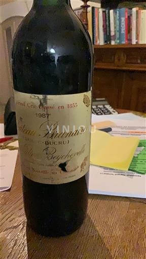 Bordeaux Saint-Julien Grand Cru Château Branaire-Ducru 1987