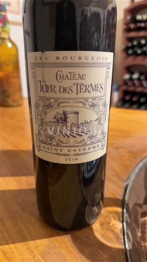 Bordeaux Saint-Estèphe Cru Bourgeois Château Tour des Termes 2016