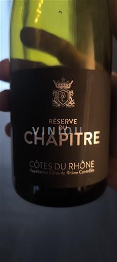Valle del Rodano Côtes-du-Rhône Réserve du Chapitre Senza annata