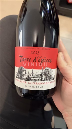 Thung lũng Rhône Grignan-les-adhémar Domaine Grangeneuve Terres d'Épices 2023