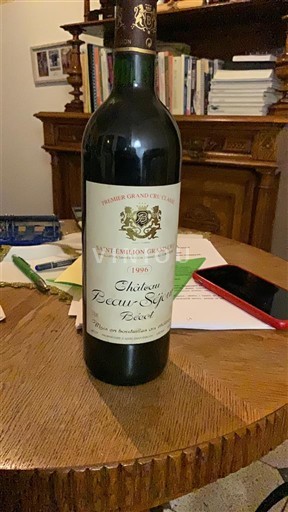 Bordeaux Saint-Émilion Grand Cru Grand Cru Château Beau-Séjour Bécot 1999