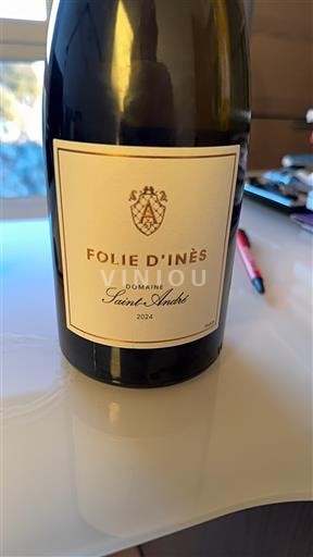 Languedoc a Roussillon Côtes de Thongue Domaine Saint-André Folie d’Inès 2024