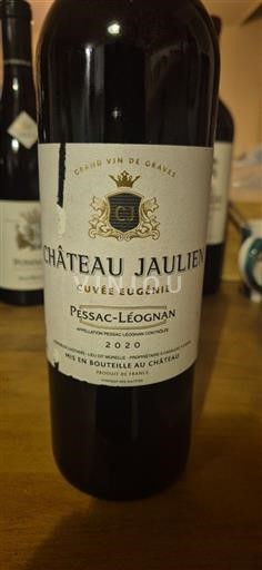 Bordeaux Pessac-Léognan Château Jaulien Eugénie 2020