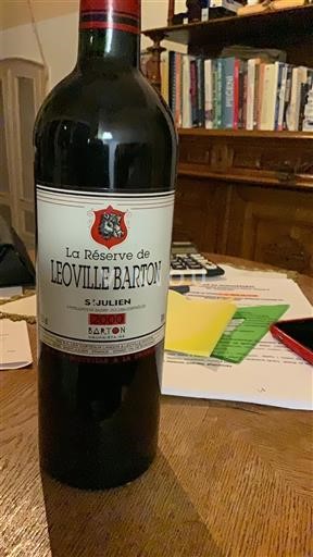 Bordeaux Saint-Julien Léoville Barton La Réserve de Léoville Barton 2020