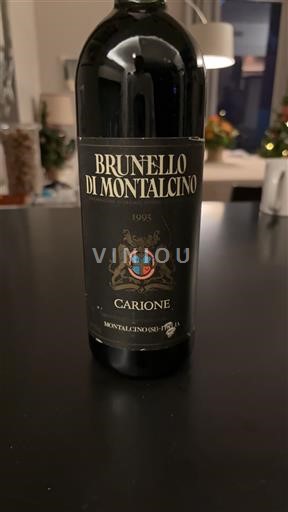 Toscana Brunello di Montalcino. Carione 1993