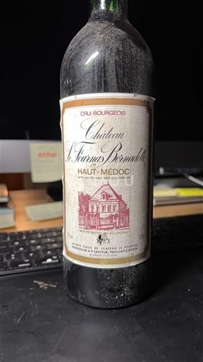 Bordeaux Haut-Médoc Cru Bourgeois Château Saint-Ahon Bernadotte 1983