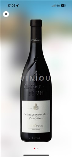Rhône-dalen Châteauneuf-du-Pape Roger Sabon Les Olivets 2022