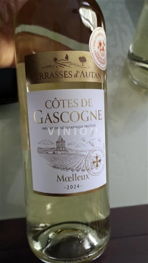 Sydväst Côtes de Gascogne Terrasses d'Autan 2024