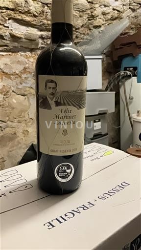 La Rioja Rioja Felix Martinez Lacuesta Gran Reserva 2010