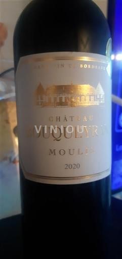Bordeaux Moulis-en-Médoc Château Bouqueyran 2020