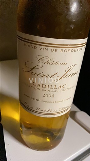 Bordeaux Cadillac Château Saint-Jean 2004