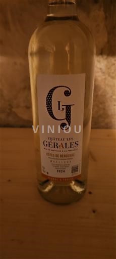 Sudoeste Côtes de Bergerac Château Les Gérâles 2024